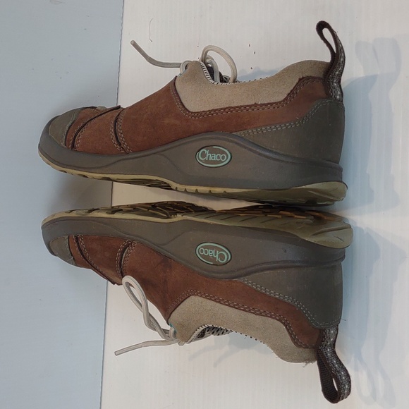 Chaco Women's Torlan Mudslide Nubuck Leather Suede Athletic Lace-Up Shoes - Picture 7 of 14